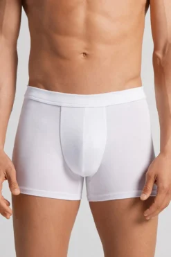 Bokserki|Soft Silk>Intimissimi Bokserki z tkaniny Soft Silk biały - 001 - biały