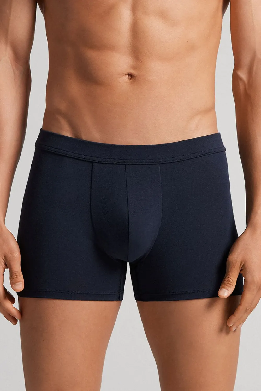 Bokserki|Soft Silk>Intimissimi Bokserki z tkaniny Soft Silk niebieski - 800 - blu notte