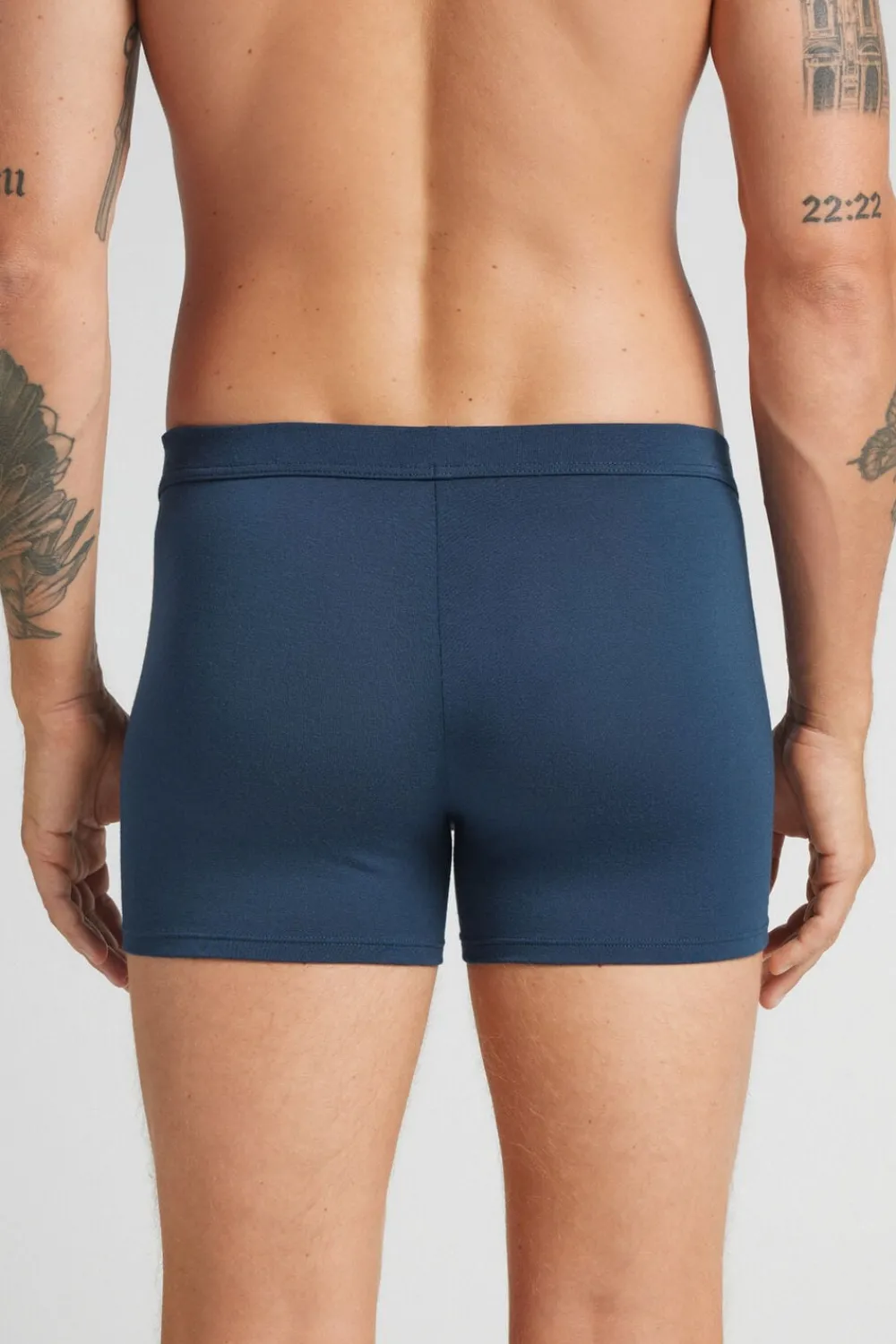 Bokserki|Soft Silk>Intimissimi Bokserki z tkaniny Soft Silk niebieski - 886j - blu gas