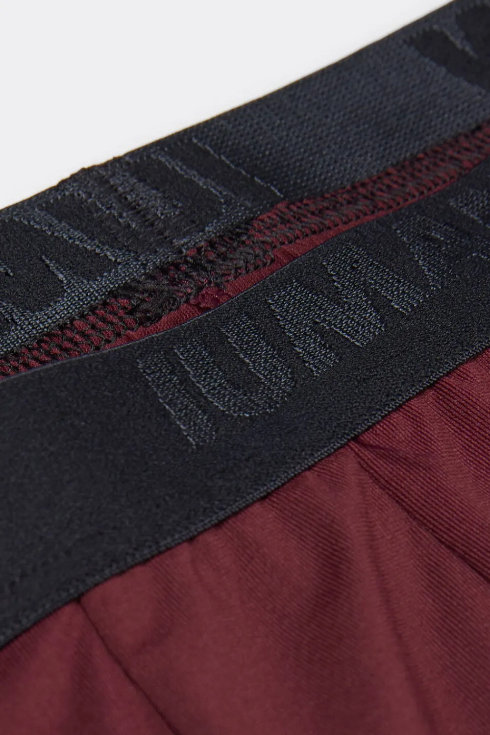 Bokserki|Mikrofibra>Intimissimi Bokser z Mikrofibry z Logo burgundia - 441j - burgundy/nero