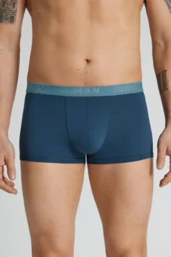 Bokserki|Mikrofibra>Intimissimi Bokser z Mikrofibry z Logo niebieski - 168k - blu gas/petrolio chiaro