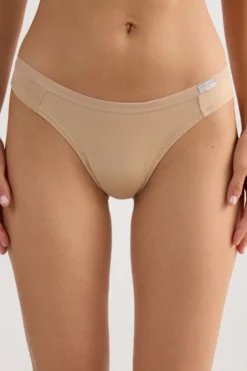 Brazyliany>Intimissimi Brazyliany Bawełniane naturalny - 044 - honey