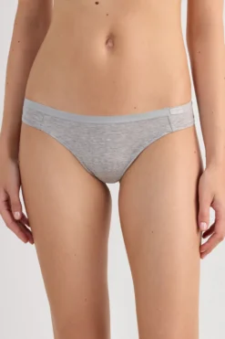 Brazyliany>Intimissimi Brazyliany Bawełniane szary - 031 - grigio melange chiaro