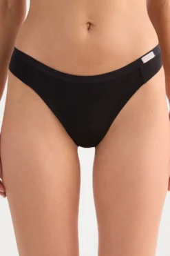 Brazyliany>Intimissimi Brazyliany Bawełniane czarny - 019 - czarny