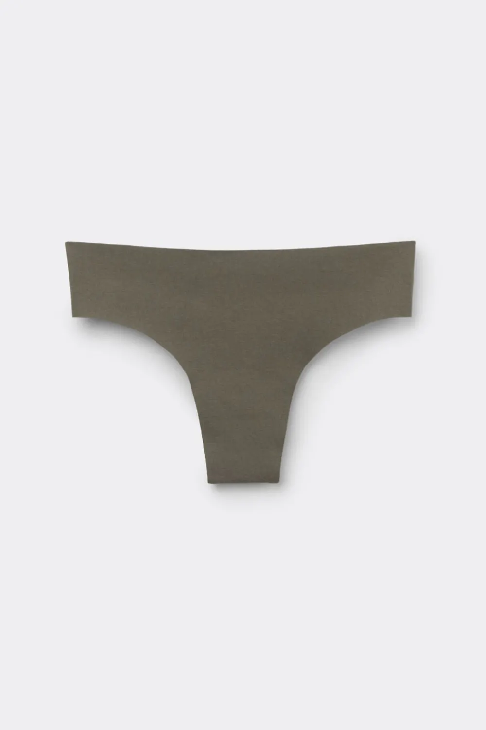 Brazyliany|Bawełna>Intimissimi Brazyliany Bezszwowe Bawełniane zielony - 660j - safari green