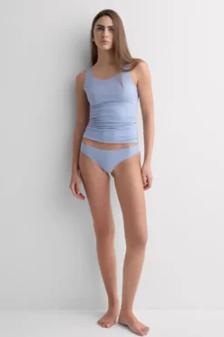 Brazyliany|Bawełna>Intimissimi Brazyliany Bezszwowe Bawełniane jasnoniebieski - 064k - breeze blue