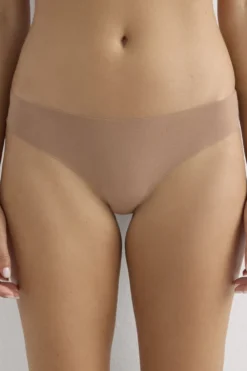 Brazyliany|Bawełna>Intimissimi Brazyliany Bezszwowe Bawełniane - 417i - cappuccino