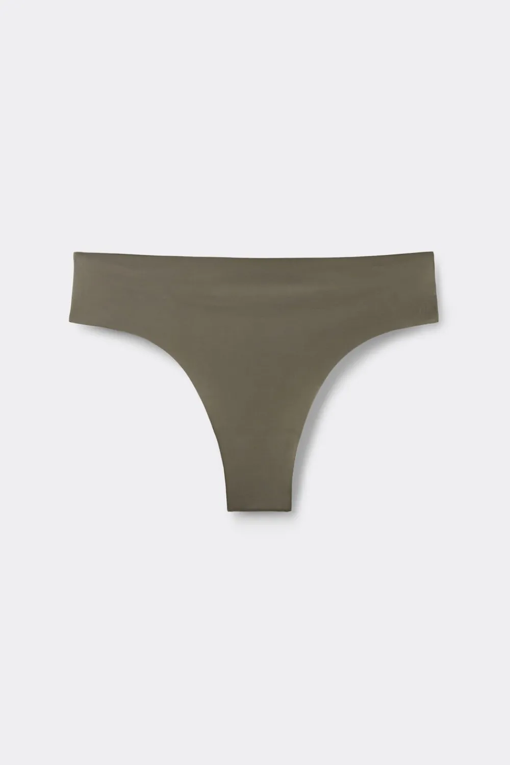 Brazyliany|Mikrofibra>Intimissimi Brazyliany Bezszwowe z Ultralekkiej Mikrofibry zielony - 660j - safari green