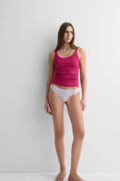Brazyliany|Mikrofibra>Intimissimi Brazyliany Bezszwowe z Ultralekkiej Mikrofibry fioletowy - 056k - quartz lilac