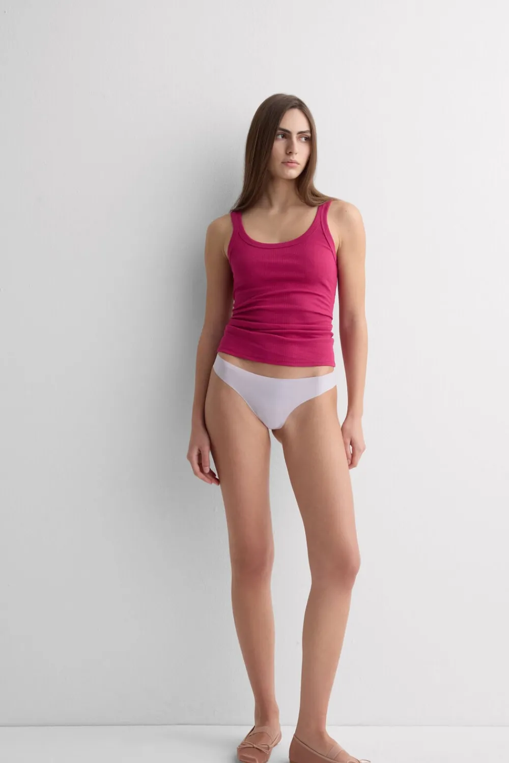 Brazyliany|Mikrofibra>Intimissimi Brazyliany Bezszwowe z Ultralekkiej Mikrofibry fioletowy - 056k - quartz lilac