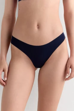 Brazyliany|Mikrofibra>Intimissimi Brazyliany Bezszwowe z Ultralekkiej Mikrofibry niebieski - 1467 - intensywny niebieski
