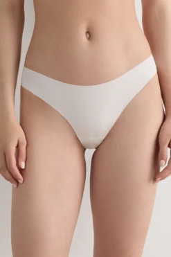 Brazyliany|Mikrofibra>Intimissimi Brazyliany Bezszwowe z Ultralekkiej Mikrofibry kremowy - 2127 - talkowy