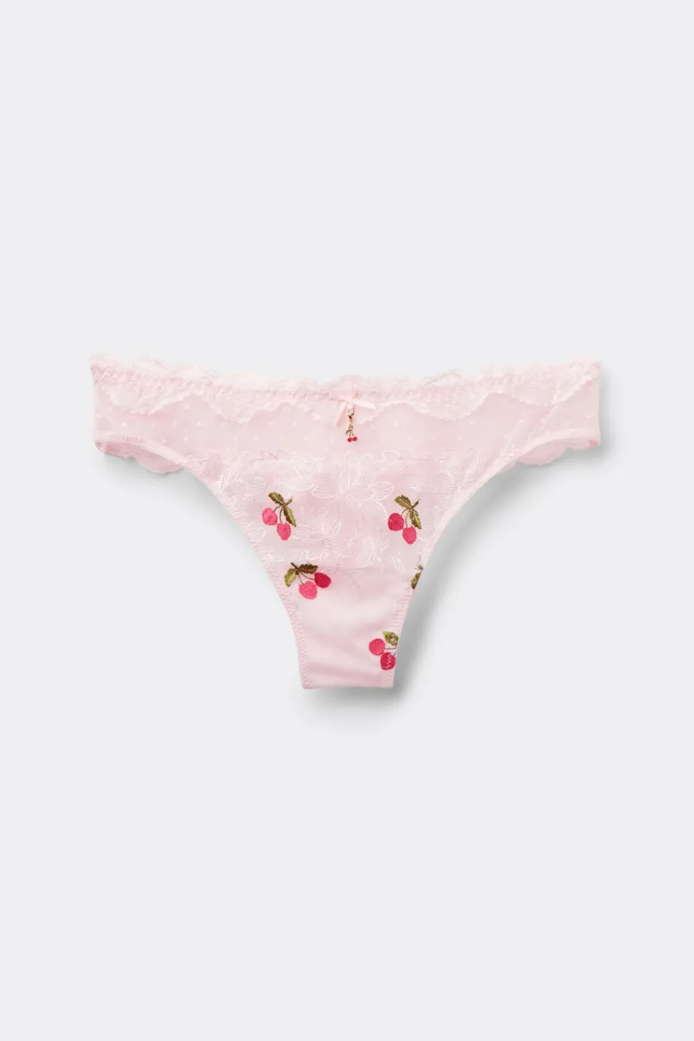 Brazyliany>Intimissimi Brazyliany Cherry Baby z nadrukiem - 120k - fresh pink