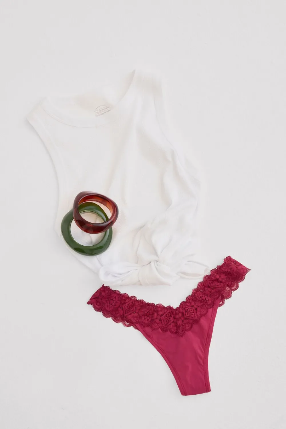 Brazyliany>Intimissimi Brazyliany wStylu Lat 80. zKoronki iMikrofibry różowy - 110k - cherry pink