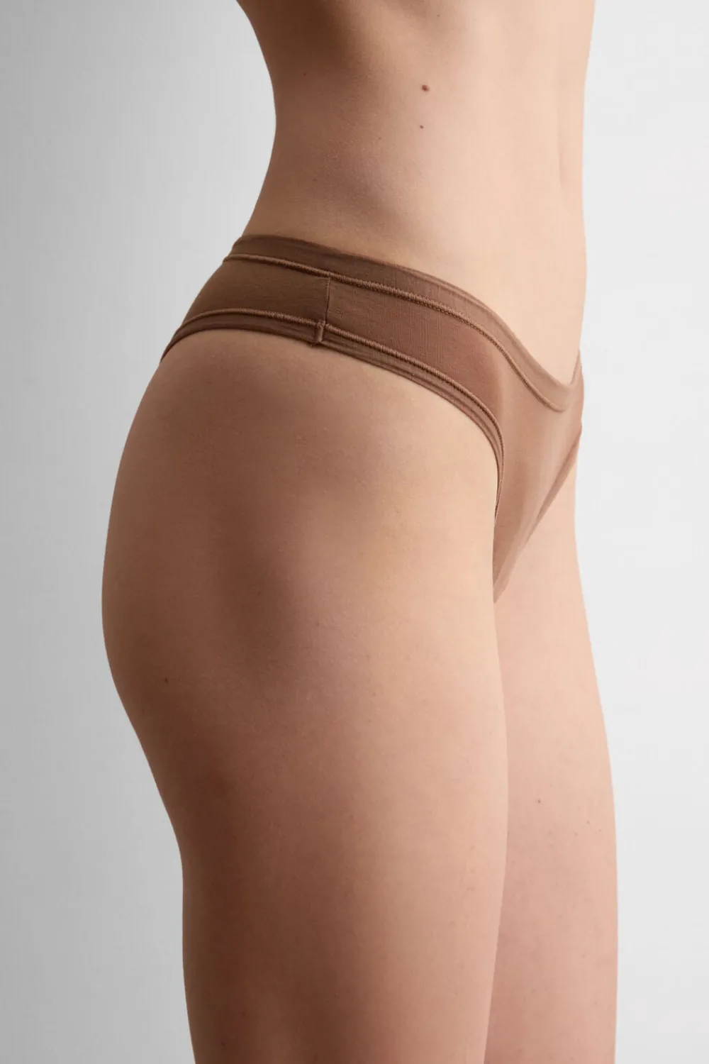 Brazyliany|Bawełna Ultralight>Intimissimi Brazyliany z Bawełny Ultralight Cotton naturalny - 502i - caramel