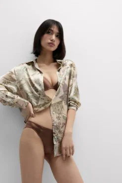 Brazyliany|Jedwab>Intimissimi Brazyliany z jedwabiu naturalny - 502i - caramel