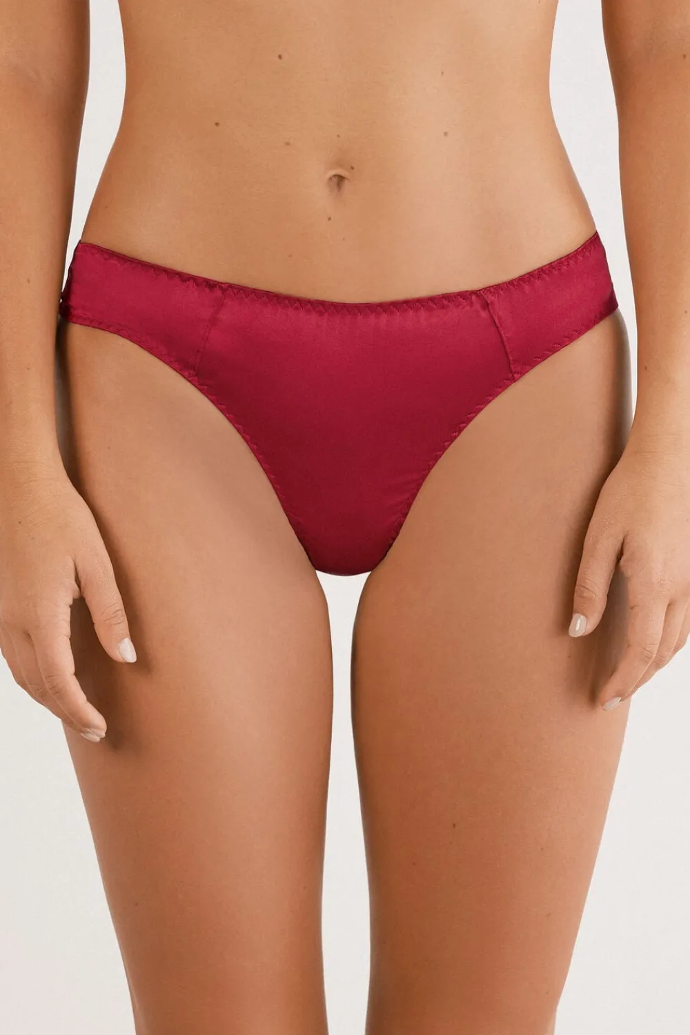 Brazyliany|Jedwab>Intimissimi Brazyliany z jedwabiu - 1473 - czerwony