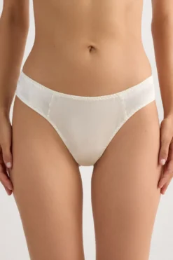 Brazyliany|Majtki>Intimissimi Brazyliany z jedwabiu kremowy - 2127 - talkowy
