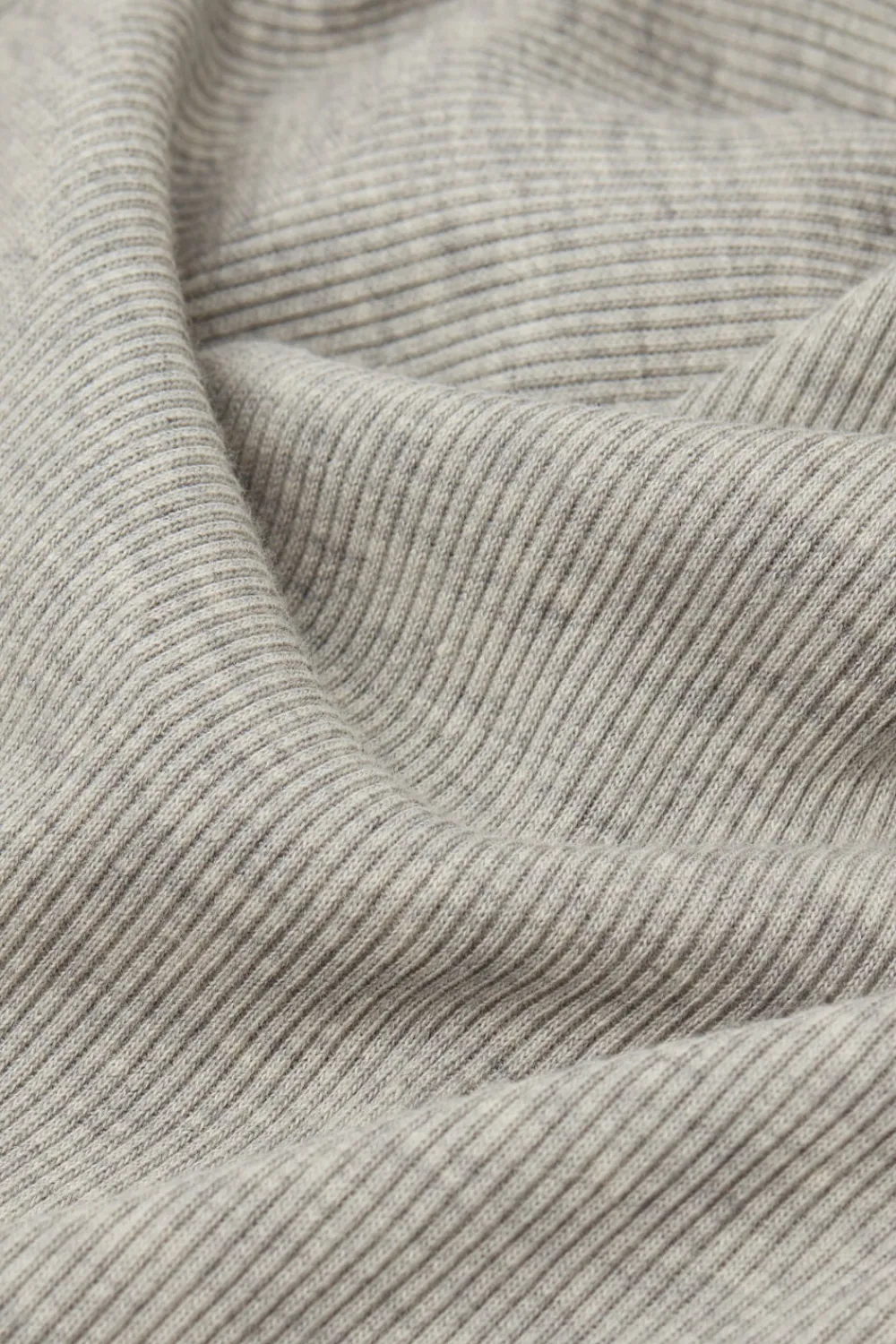 Chłopiec>Intimissimi Chłopięca Koszulka w Prążki z Bawełny Superior szary - 031 - grigio melange chiaro