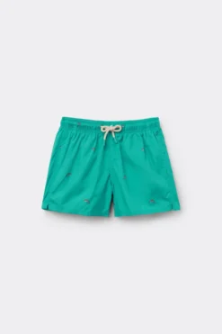 Chłopiec>Intimissimi Chłopięce Bokserki Kąpielowe z Nadrukiem w Delfiny zielony - 206k - delfini verde acqua