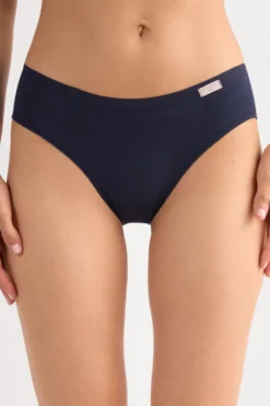 Figi|Bawełna>Intimissimi Dopasowane Figi Klasyczne z Bawełny niebieski - 1467 - intensywny niebieski