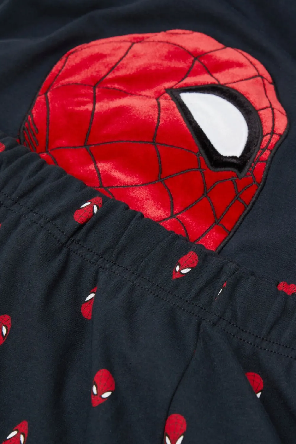 Piżamy Długie>Intimissimi Długa Piżama Bawełniana Marvel Spiderman niebieski - 800 - blu notte
