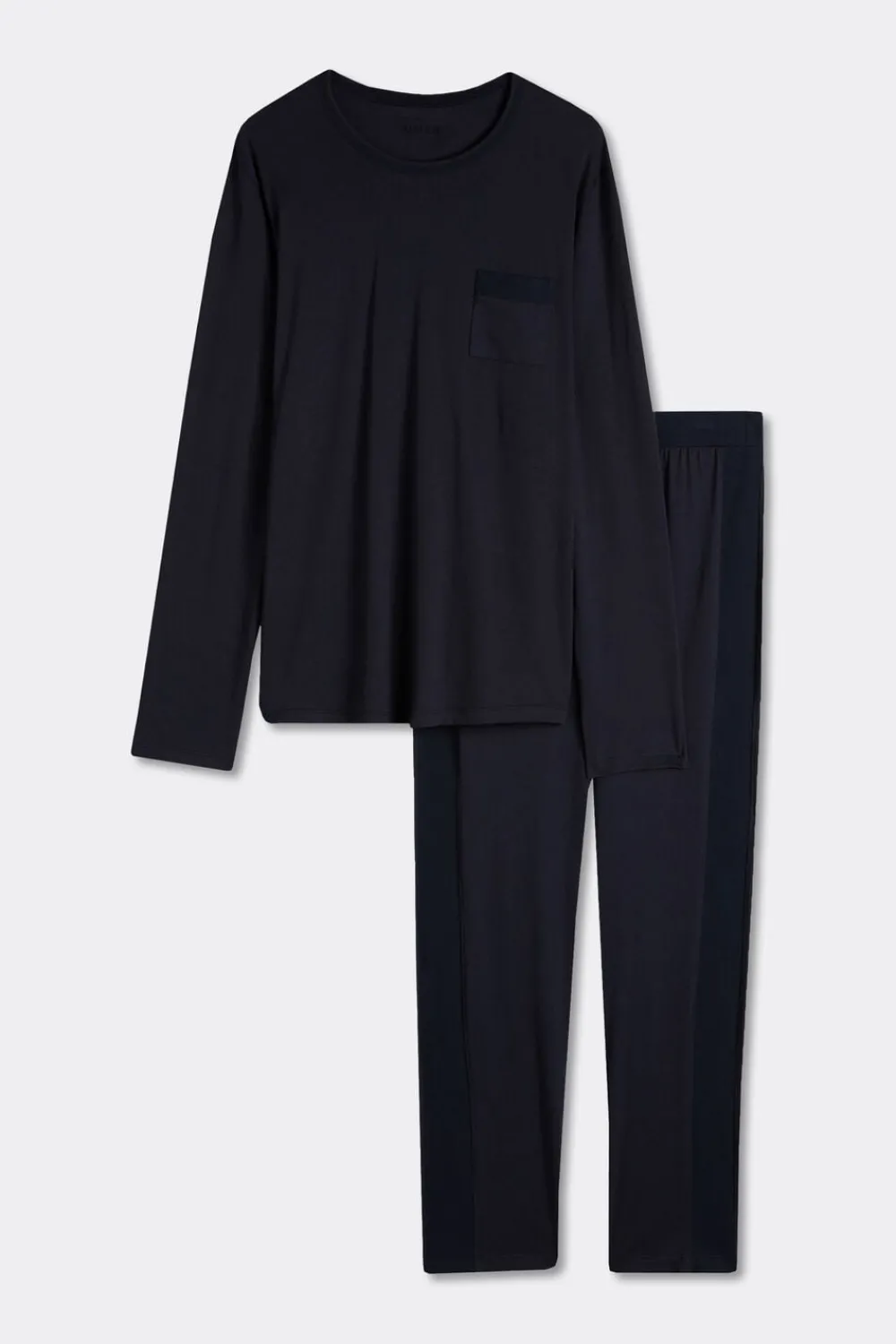 Piżamy Długie|Bawełna Superior>Intimissimi Długa Piżama z Bawełny Superior niebieski - 800 - blu notte