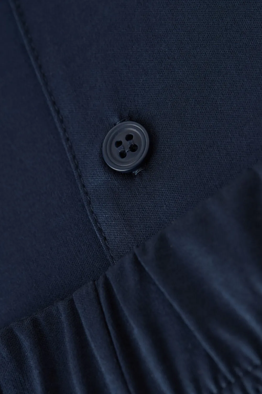 Piżamy Długie|Merceryzowana Bawełna Filo Premium>Intimissimi Długa Rozpinana z Przodu Piżama z Bawełny niebieski - 490j - blu navy