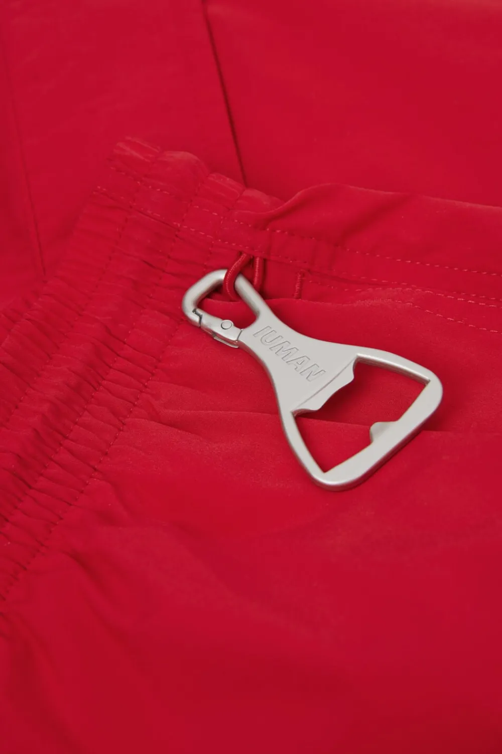 Bokserki Kąpielowe>Intimissimi Długie Bokserki Kąpielowe w Jednolitym Kolorze czerwony - 9082 - sporting red