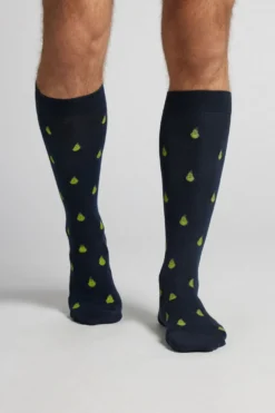 Skarpetki Długie>Intimissimi Długie Skarpety z Bawełny Soft The Grinch Dr Seuss™ szary - 998j - blu scuro grinch