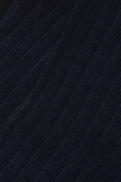 Skarpetki Długie>Intimissimi Długie Skarpety z Bawełny Soft w Prążek niebieski - 095i - ciemny niebieski