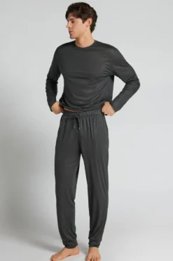 Spodnie|Premium Soft Technology>Intimissimi Długie Spodnie Premium Soft Technology szary - 4712 - dark grey