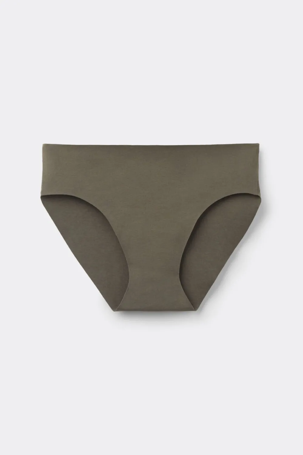 Figi|Bawełna>Intimissimi Figi bezszwowe bawełniane zielony - 660j - safari green