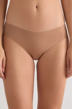 Figi|Bawełna>Intimissimi Figi bezszwowe bawełniane naturalny - 417i - cappuccino