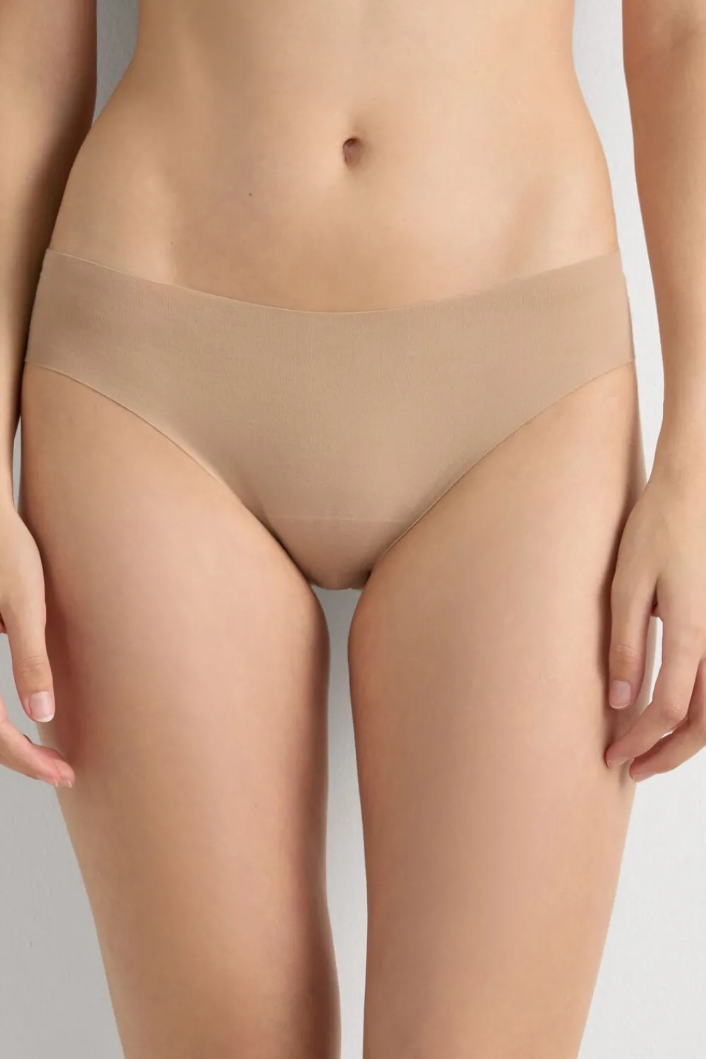 Figi>Intimissimi Figi bezszwowe bawełniane naturalny - 044 - honey