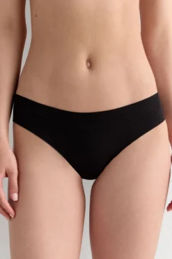 Figi>Intimissimi Figi bezszwowe bawełniane czarny - 019 - czarny