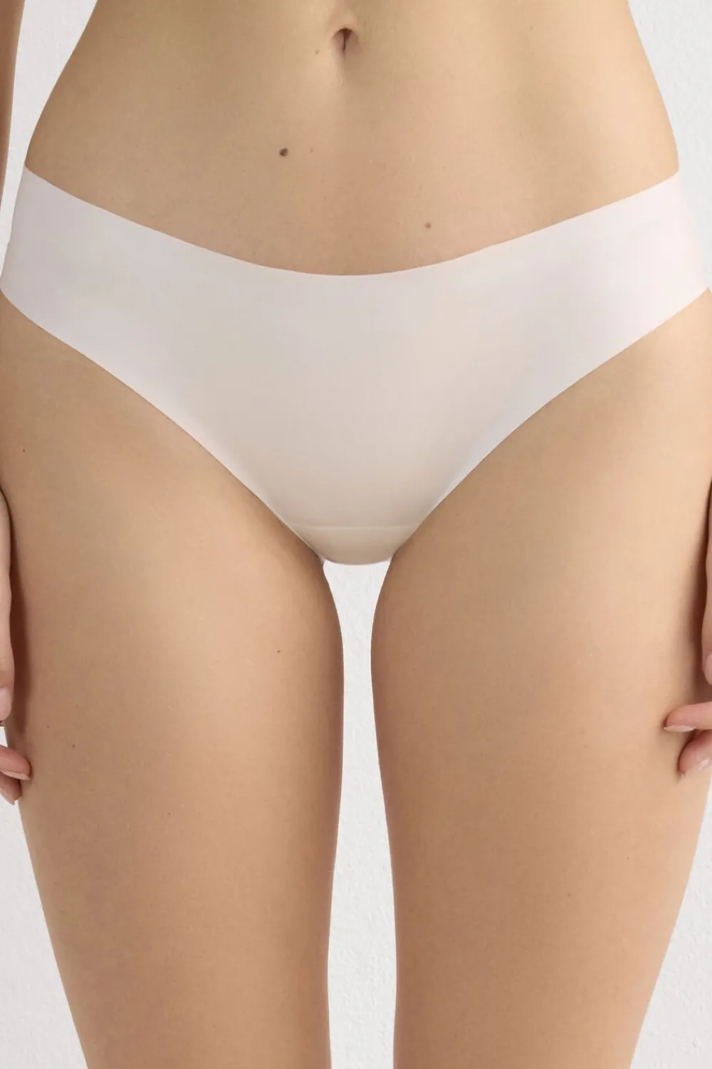 Figi|Mikrofibra>Intimissimi Figi Bezszwowe z Mikrofibry kremowy - 2127 - talkowy