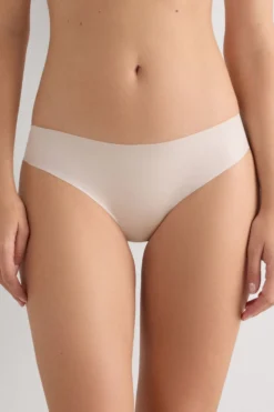 Figi|Mikrofibra>Intimissimi Figi Bezszwowe z Mikrofibry naturalny - 2280 - cream