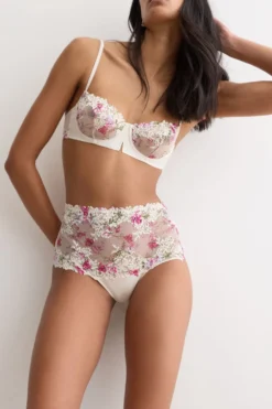 Bokserki|Z Wysokim Stanem>Intimissimi Figi Culotte Brazyliany z Nadrukiem Pretty Flowers - 057k - stampa floreale