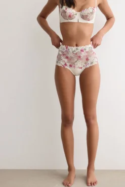 Bokserki|Z Wysokim Stanem>Intimissimi Figi Culotte Brazyliany z Nadrukiem Pretty Flowers - 057k - stampa floreale