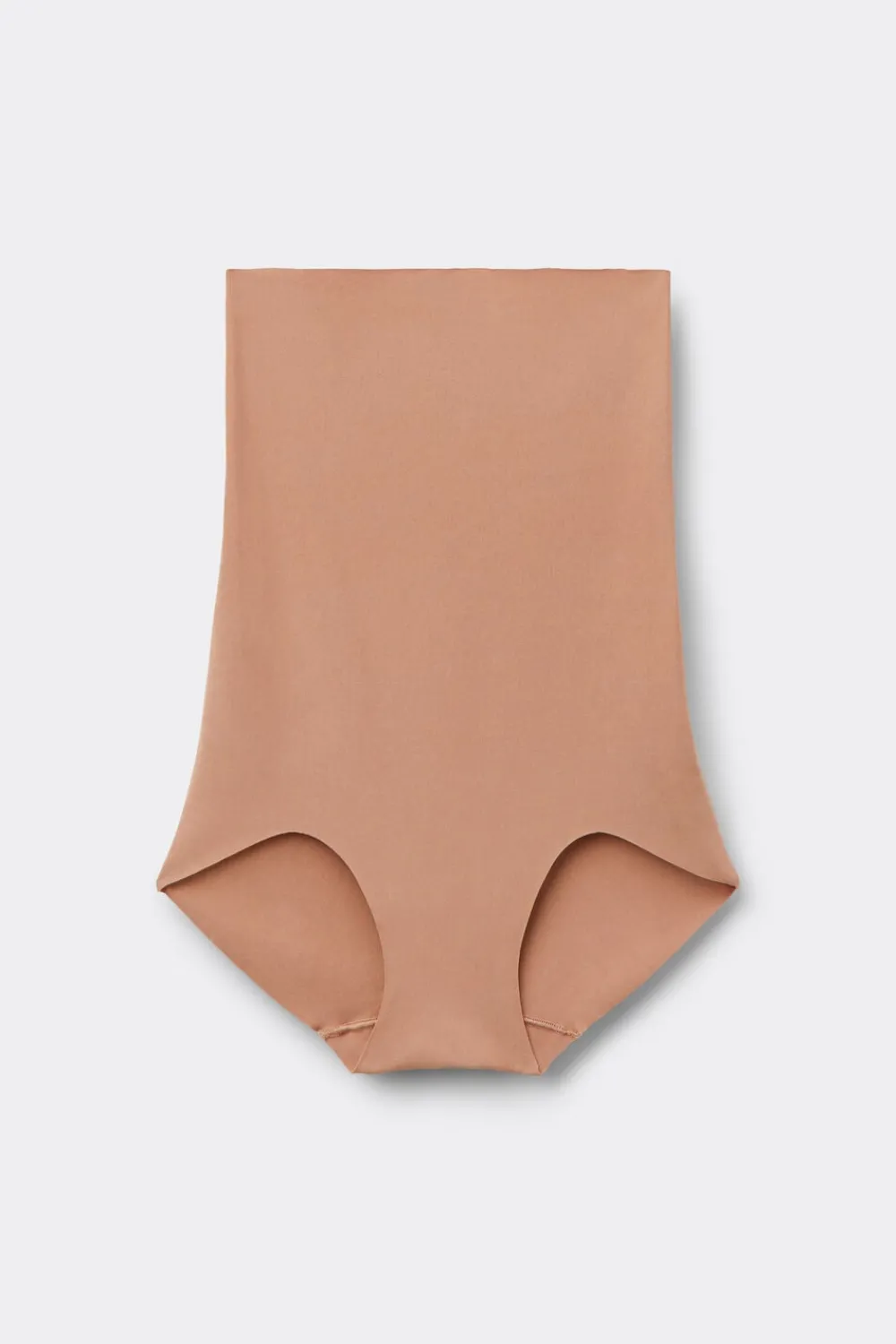 Bokserki|Z Wysokim Stanem>Intimissimi Figi Culotte z Wysokim Stanem Cotton Light Shaping naturalny - 417i - cappuccino