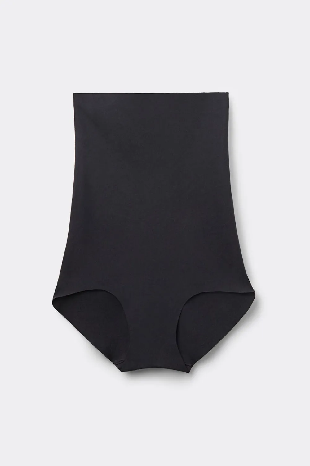 Bokserki|Z Wysokim Stanem>Intimissimi Figi Culotte z Wysokim Stanem Cotton Light Shaping czarny - 019 - czarny