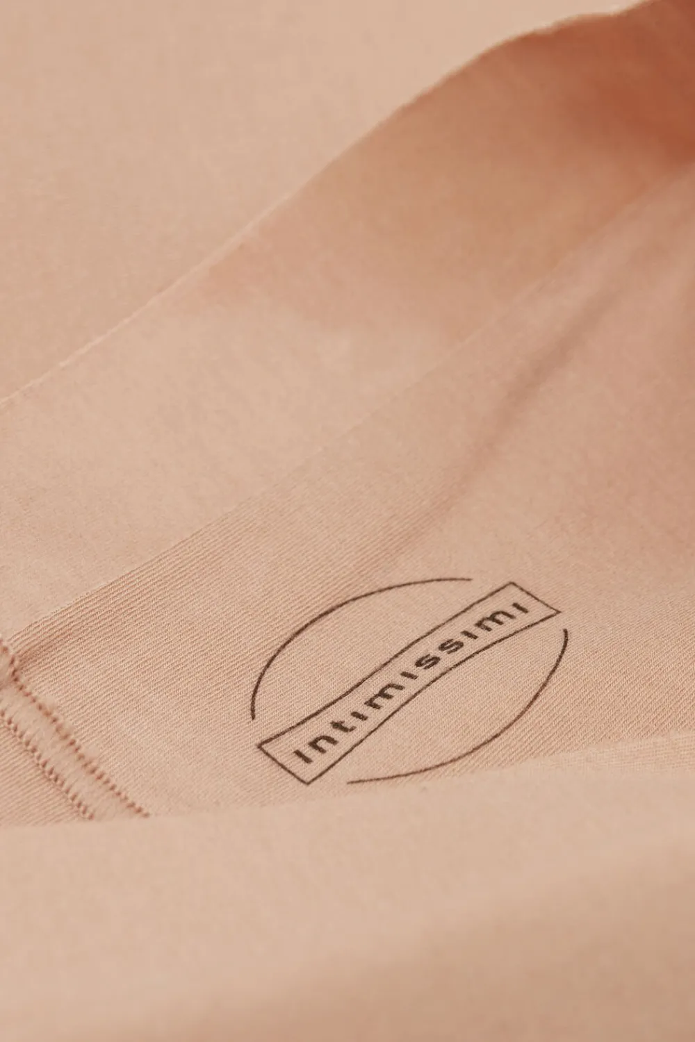 Bokserki|Z Wysokim Stanem>Intimissimi Figi Culotte z Wysokim Stanem Cotton Light Shaping naturalny - 044 - honey