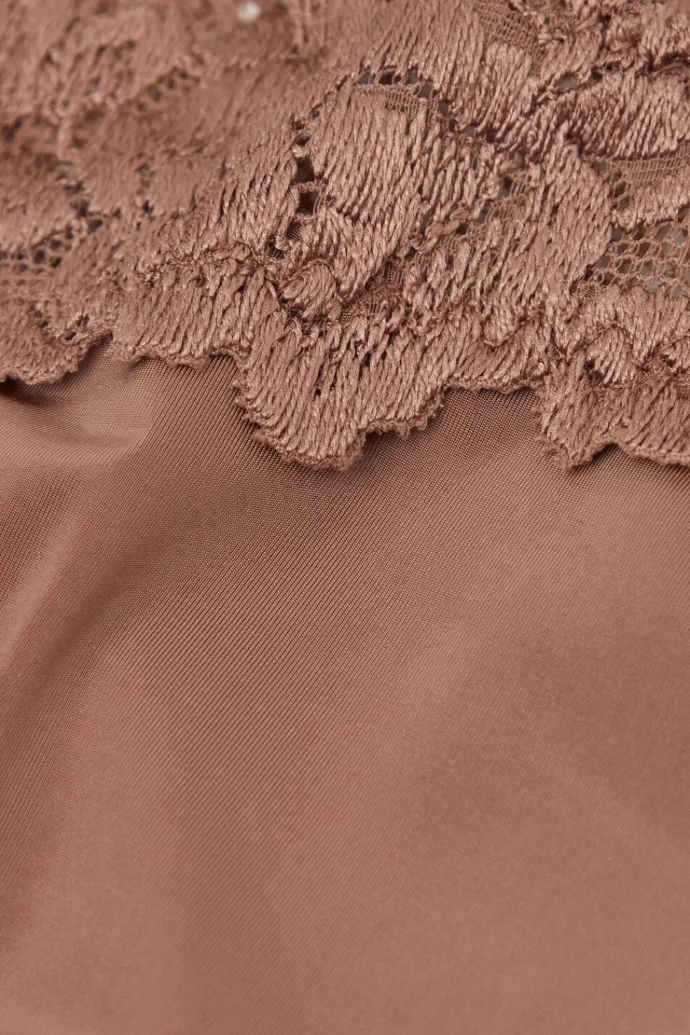 Figi|Koronka>Intimissimi Figi Damskie z Niskim Stanem Pretty Flowers naturalny - 502i - caramel
