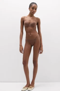 Figi|Bawełna Ultralight>Intimissimi Figi z Cienkimi Paseczkami z Bawełny Ultralight Cotton naturalny - 502i - caramel