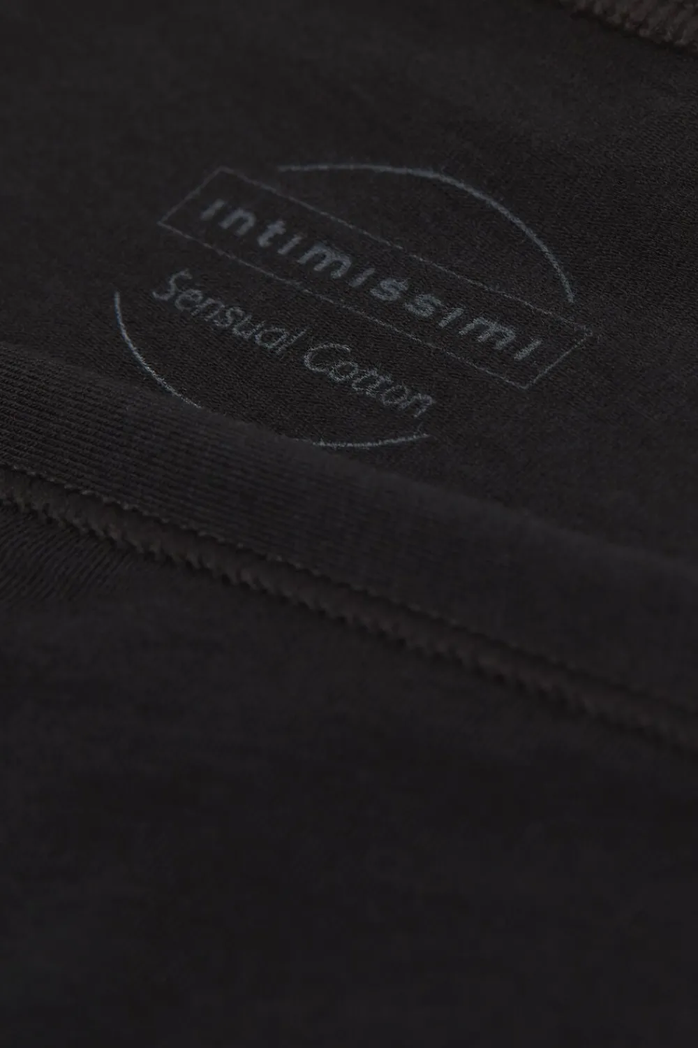 Figi|Bawełna Ultralight>Intimissimi Figi z Cienkimi Paseczkami z Bawełny Ultralight Cotton czarny - 019 - czarny