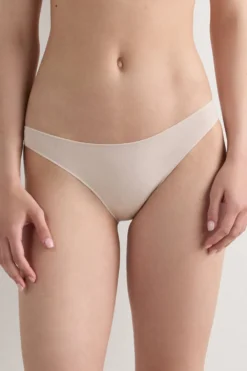 Figi|Mikrofibra>Intimissimi Figi z niskim stanem z mikrofibry Ultralight naturalny - 2280 - cream