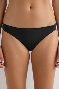 Figi|Mikrofibra>Intimissimi Figi z niskim stanem z mikrofibry Ultralight czarny - 019 - czarny