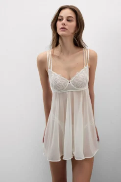 Halki / Babydoll|Lingerie>Intimissimi Halka Babydoll My Forever Love kremowy - 2127 - talkowy