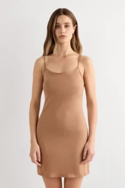 Halki / Babydoll|Spódnice /Sukienki>Intimissimi Halka z Bawełny Ultrafresh naturalny - 417i - cappuccino